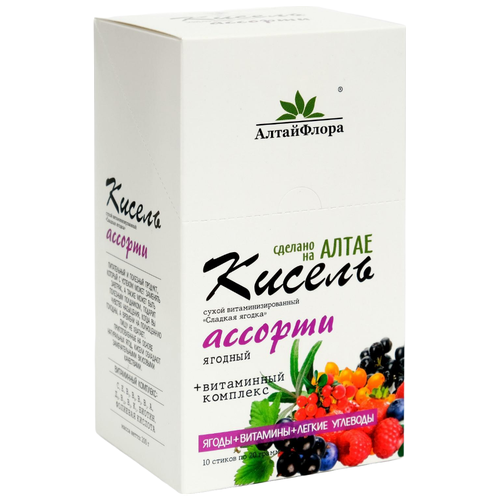 Кисель АлтайФлора ассорти, 200 г, 200 мл