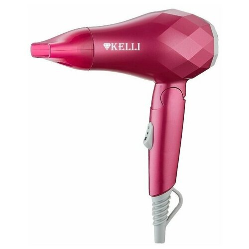 фен kelli kl 1120 черный розовый KL-1124 Розовый Фен KELLI