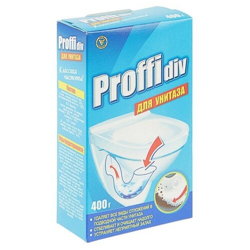 Средство для очистки сантехники Proffidiv, для унитаза, 400 г./В упаковке шт: 1