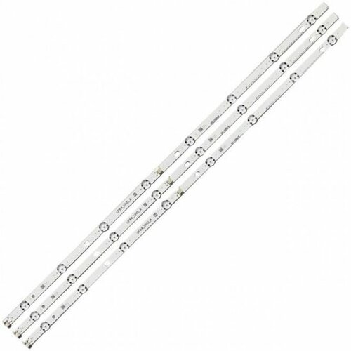 светодиодная подсветка для телевизоров 40 led40d12 02 a 30340012205 808 mm 4x12led комплект 4 шт Светодиодная подсветка Rocknparts для телевизоров LG 43LH, 43LJ, 43LW, 43LX, 43UF, 43UH, AGF79044301, UF64_UHD_A (комплект, 6 шт)