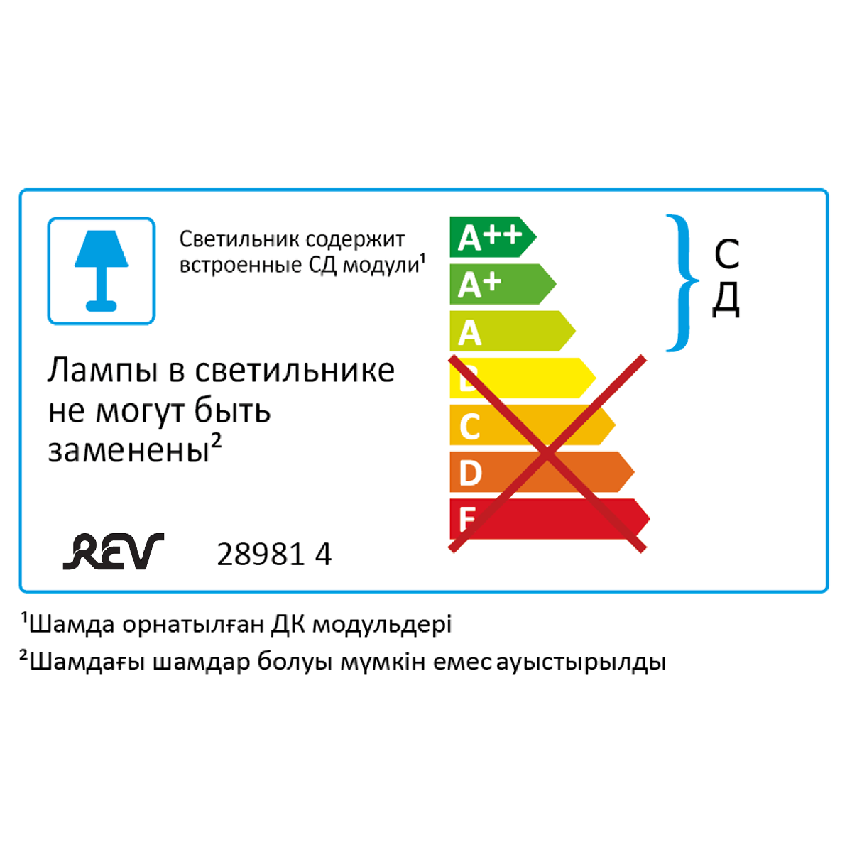 Панель светодиодная Rev - фото №12
