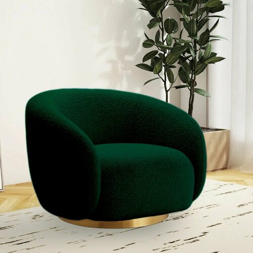 Кресло брайс дизайнерское поворотное, кресло для офиса, кресло в гостиную, кресло для дома, 78x75x70 см, Велюр, BedPoint.