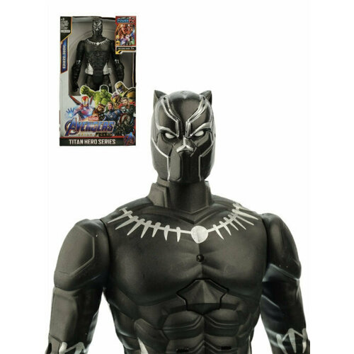 Игрушка для мальчика Фигурка Мстители Чёрная Пантера, Black Panther, 30 см. тетрадь чёрная пантера black panther 1