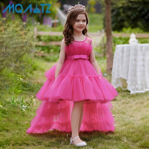 фото Платье mqatz, размер 110, фуксия
