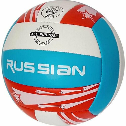 Мяч волейбольный SPORTEX PU 2 5 270 гр маш сш голубойкрасный 1050₽