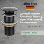 Донный клапан Allen Brau Priority 5.31024-31 черный матовый