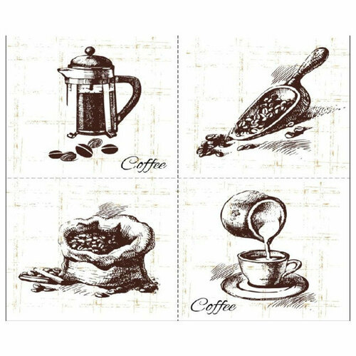 Салфетки сыктывкарскиекофе 2-слойные 24х24см 20шт 449₽