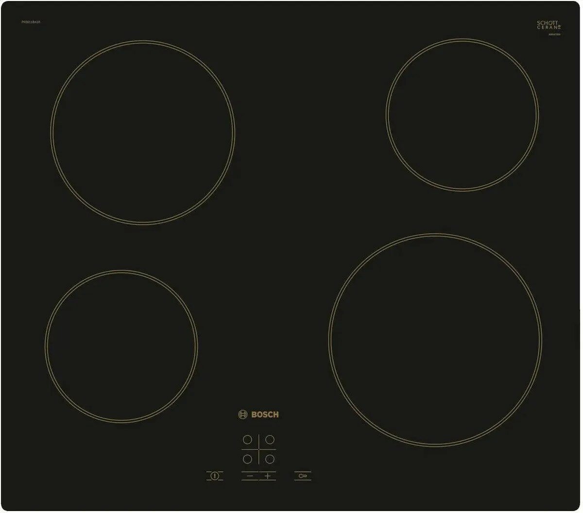 Варочная панель Bosch PKE611BA1R, черный