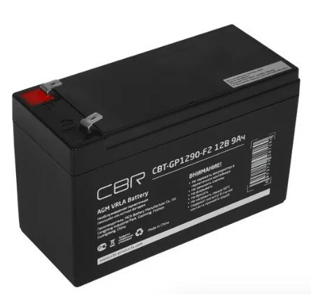 Аккумулятор CBR CBT-GP1290-F2 (12V 9Ah) клеммы F2 VRLA батарея