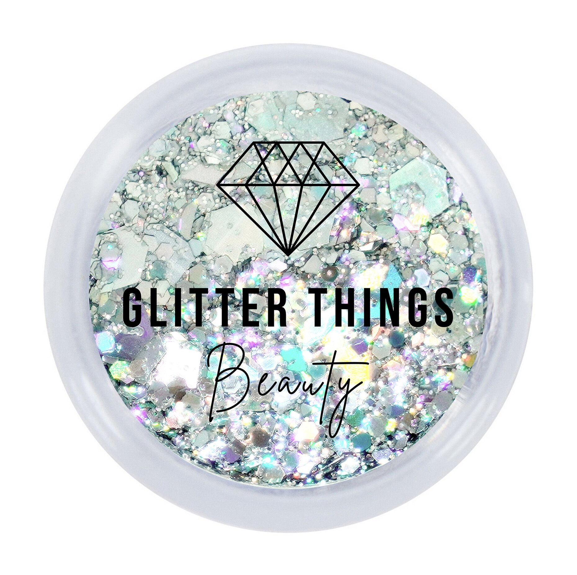 GLITTER THINGS Гель блестки для лица и тела, 5 мл, Городской стиль