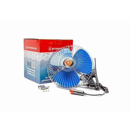 Вентилятор салонный 24В кронштейн прищепка d 203мм 3 скорости обдува 137300₽