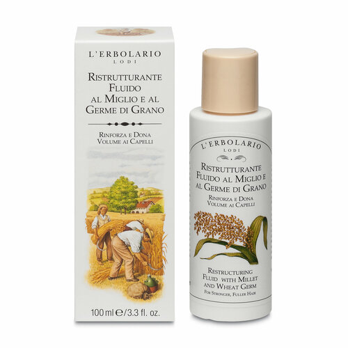 LERBOLARIO Флюид для волос восстанавливающий Restructuring Fluid with Millet Soya 100мл 1554₽