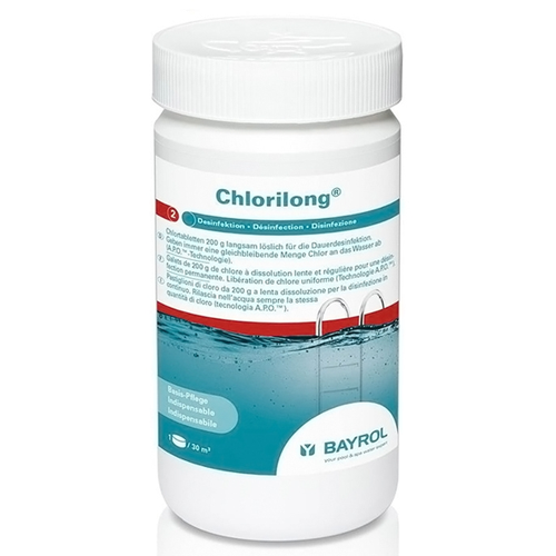 Bayrol Хлорилонг (ChloriLong) 200, медленнорастворимые таблетки, 1кг
