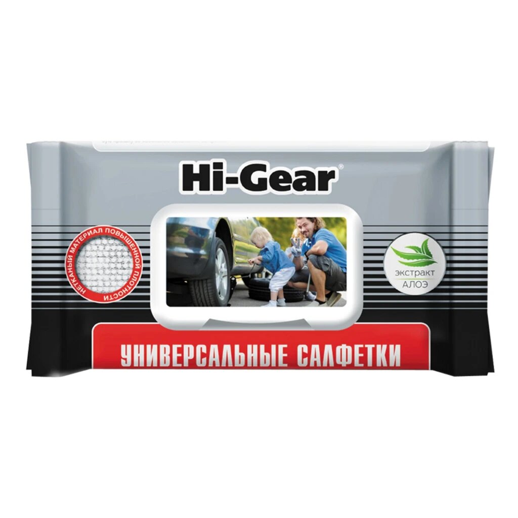 Салфетки влажные универсальные "HI-GEAR"