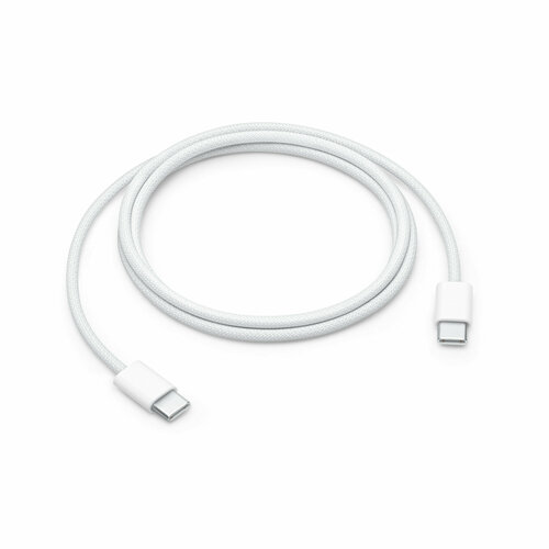 Кабель Iphone 15 Плетеный USB-C to USB-C 60W кабель apple usb c 60w woven charge cable для зарядки плетеный 1м 2023 white белый