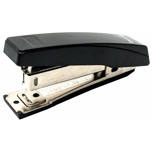 Степлер Buro N10 15листов встроенный антистеплер черный 50скоб пластик закрытый коробка 373₽