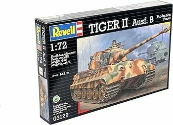 Модель для сборки Revell Немецкий тяжелый танк Tiger II Ausf. B, 03129