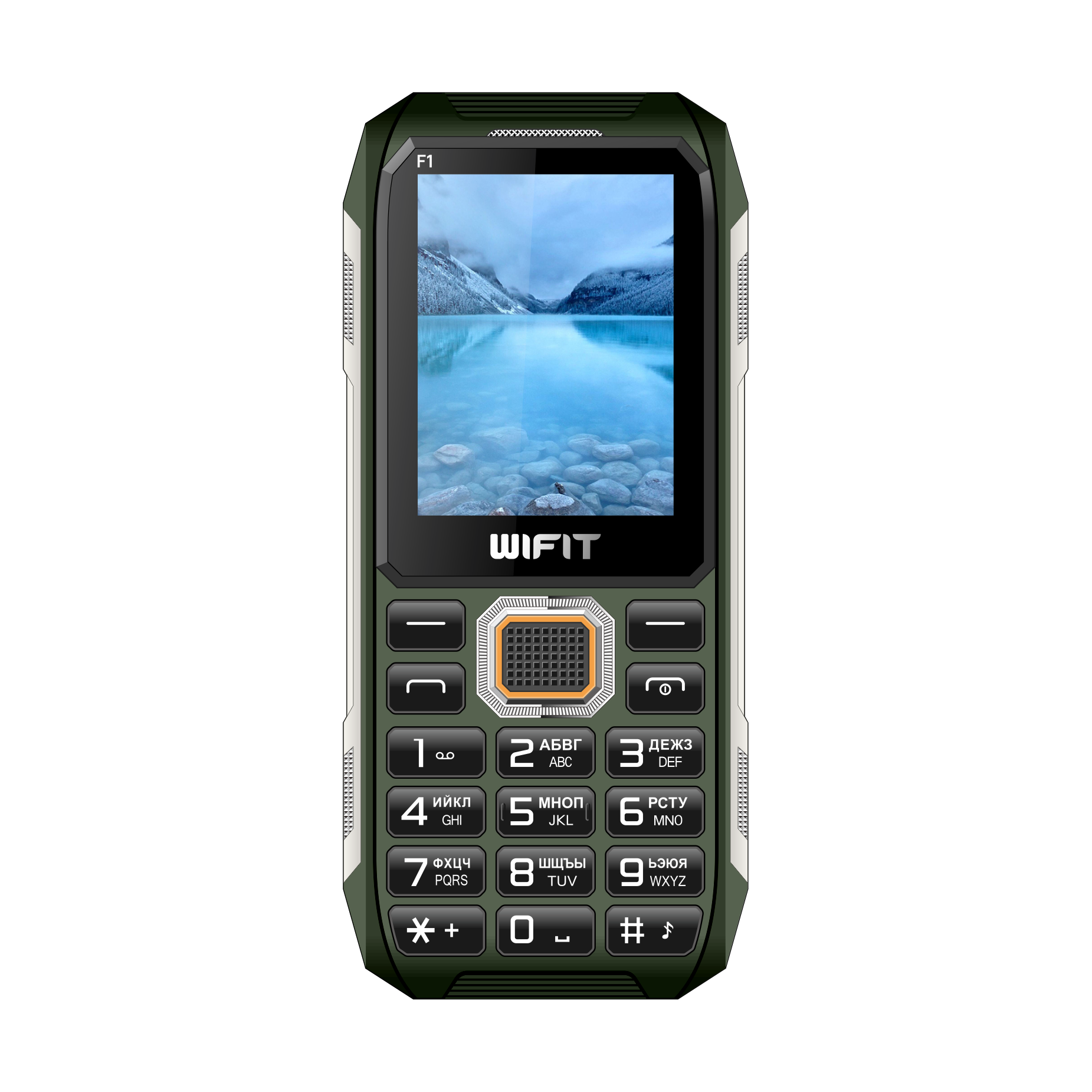 Мобильный телефон WIFIT WiPhone F1 темно-зеленый