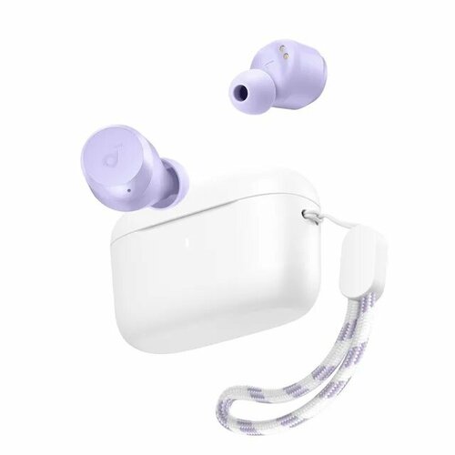 Беспроводные наушники Soundcore Anker A20i пурпурно-белые 3790₽