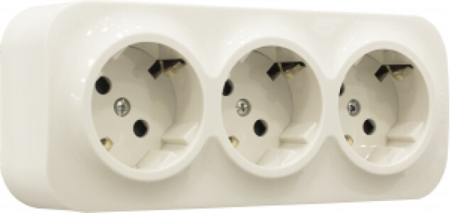 782238 Legrand Quteo IP 20 Белый Розеточный блок с предварительным подключением 3 x 2К+З с защитными шторками - 16 A - 250 В~ - фото №16