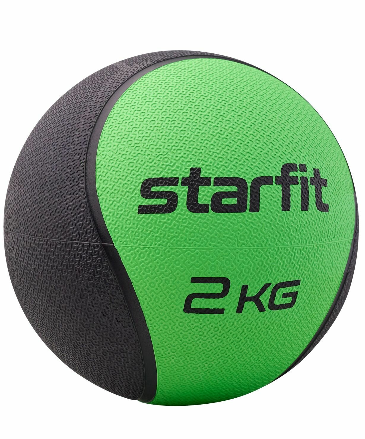 Медбол высокой плотности STARFIT GB-702 2 кг, зеленый