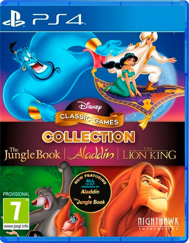 Игра для приставки Disney Classic Games: Collection - The Jungle Book + Aladdin + The Lion King PS4, английская версия
