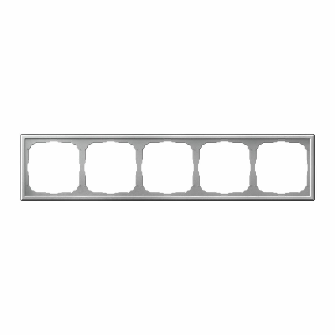 10 шт. Systeme Electric ArtGallery Алюминий Рамка 5-ая, универсальная, 10шт.