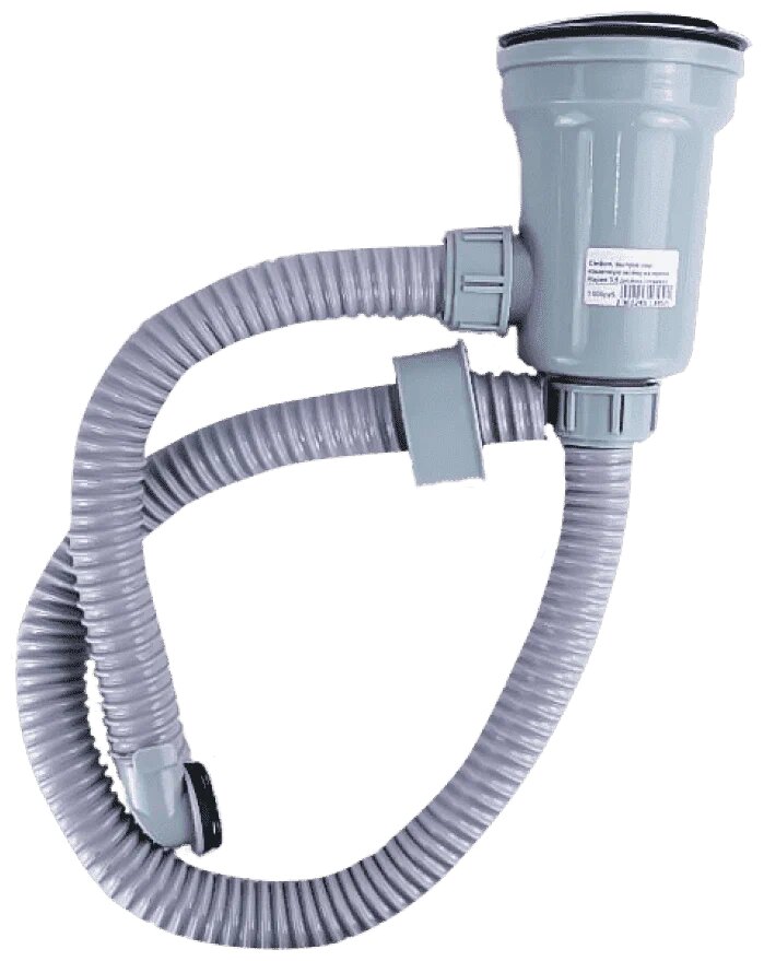 фото Сифон для раковины YOYO универсальный с фильтр-стаканом