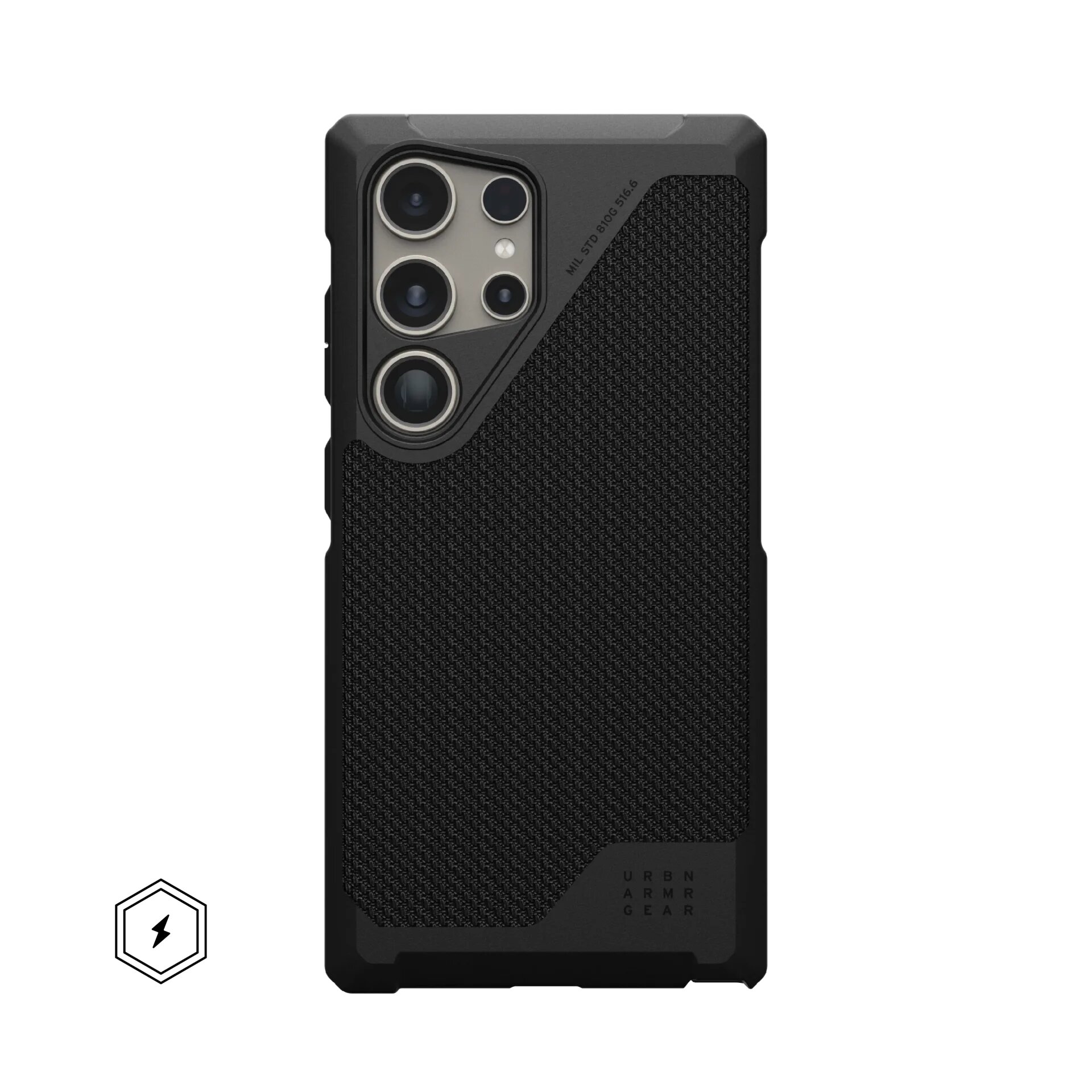 Чехол UAG Metropolis LT Pro для Samsung Galaxy S24 Ultra (214420113940) черный кевлар