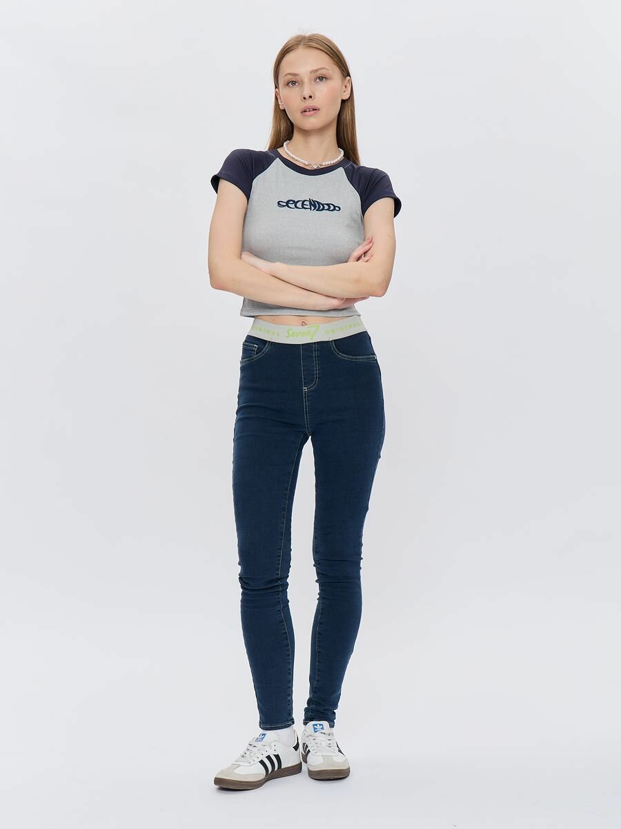 Джинсы скинни 7 For All Mankind