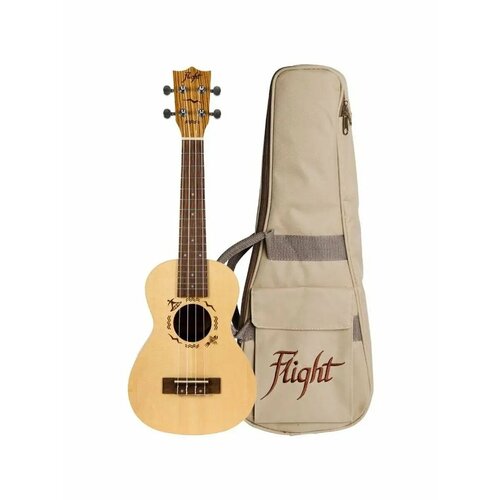 фото Укулеле концерт flight duc525 sp/zeb чехол в комплекте