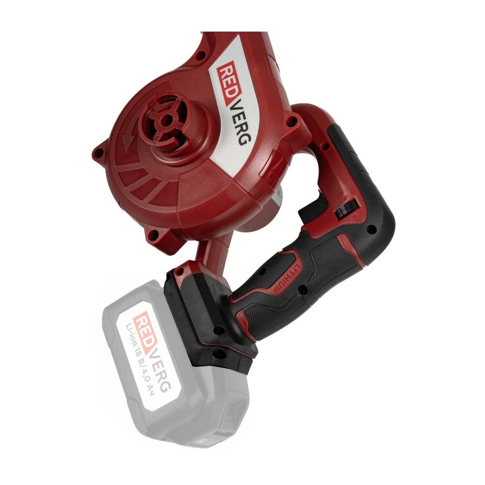 Аккумуляторная воздуходувка-пылесос REDVERG RD-BV18M/U (без акк, без з/у) - фото №7