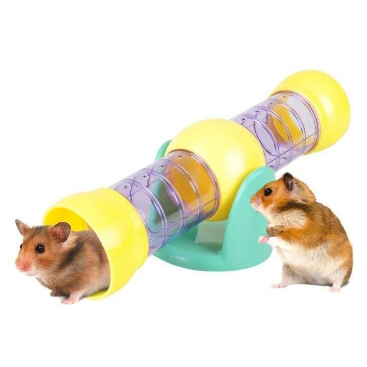 Игрушка для грызунов "Туннель-качели" 265 см / ф 5 см пластик Flamingo