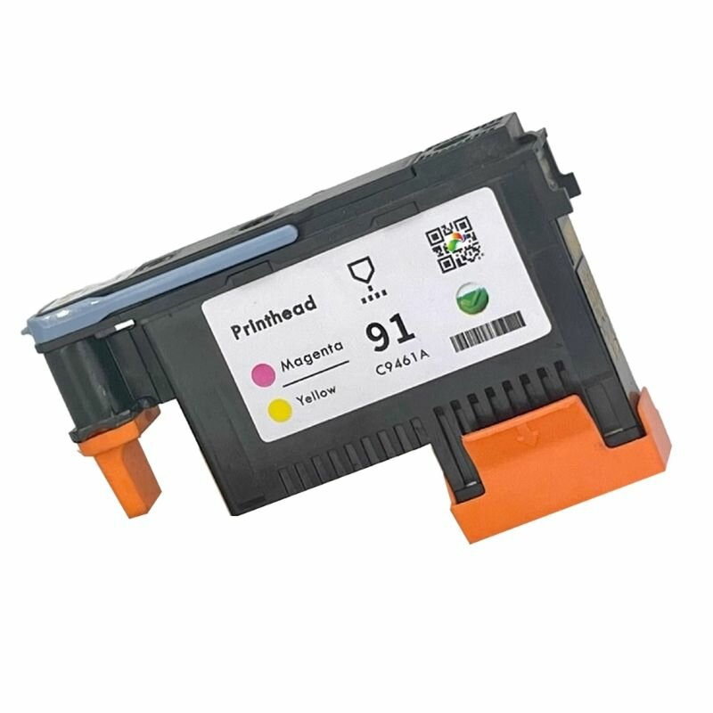 (1 комплект) Подходит для печатающих головок серии HP91 Новый (ночной) - красновато-желтый