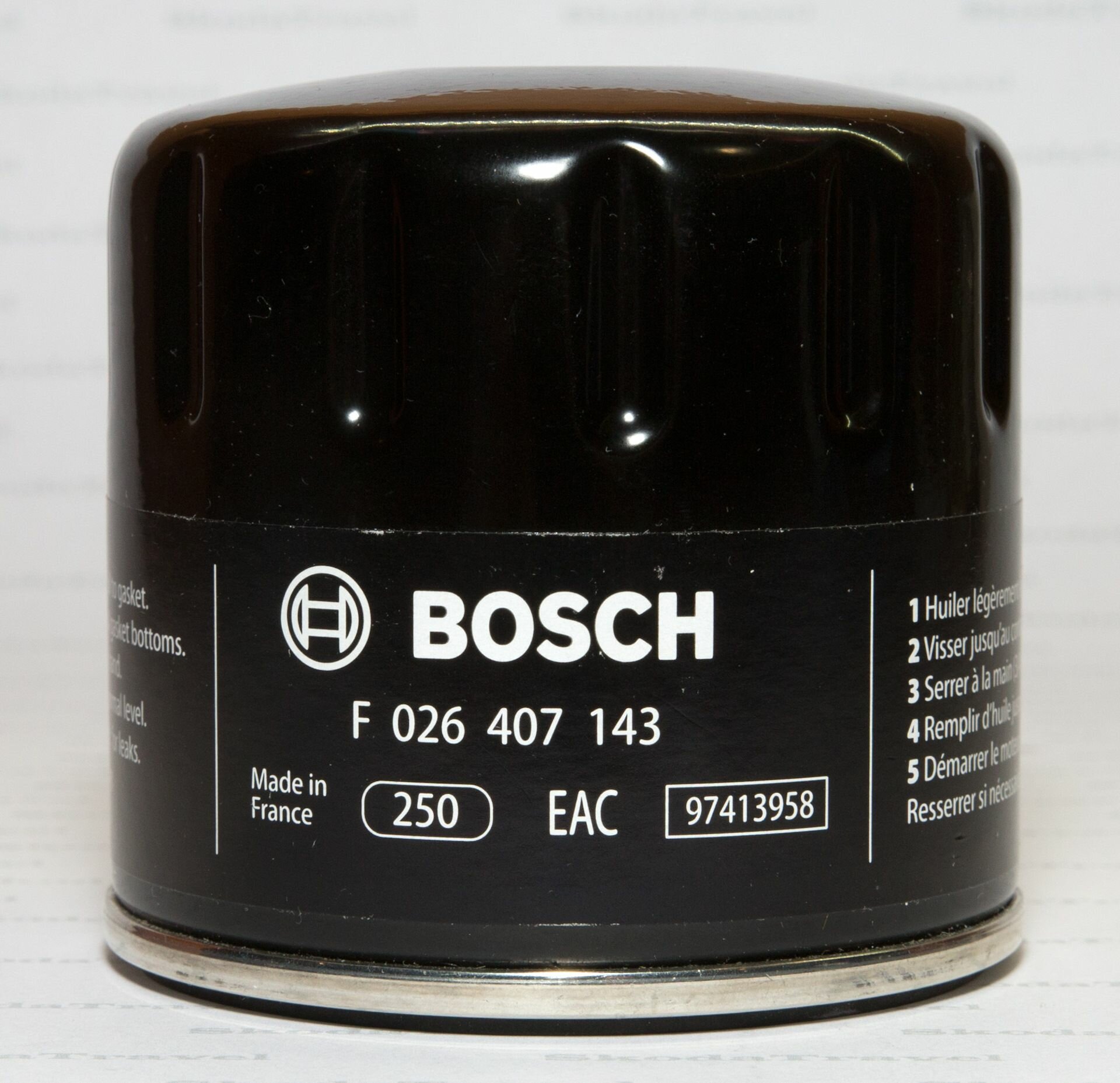 Bosch масляный фильтр, a1 1.0 tfsi 01.2016 - 10.2018, a1 1.0 tfsi 03.2015 - 10.2018, a1 1.0 tfsi sportback 01.2016 - 10.201 f026407143