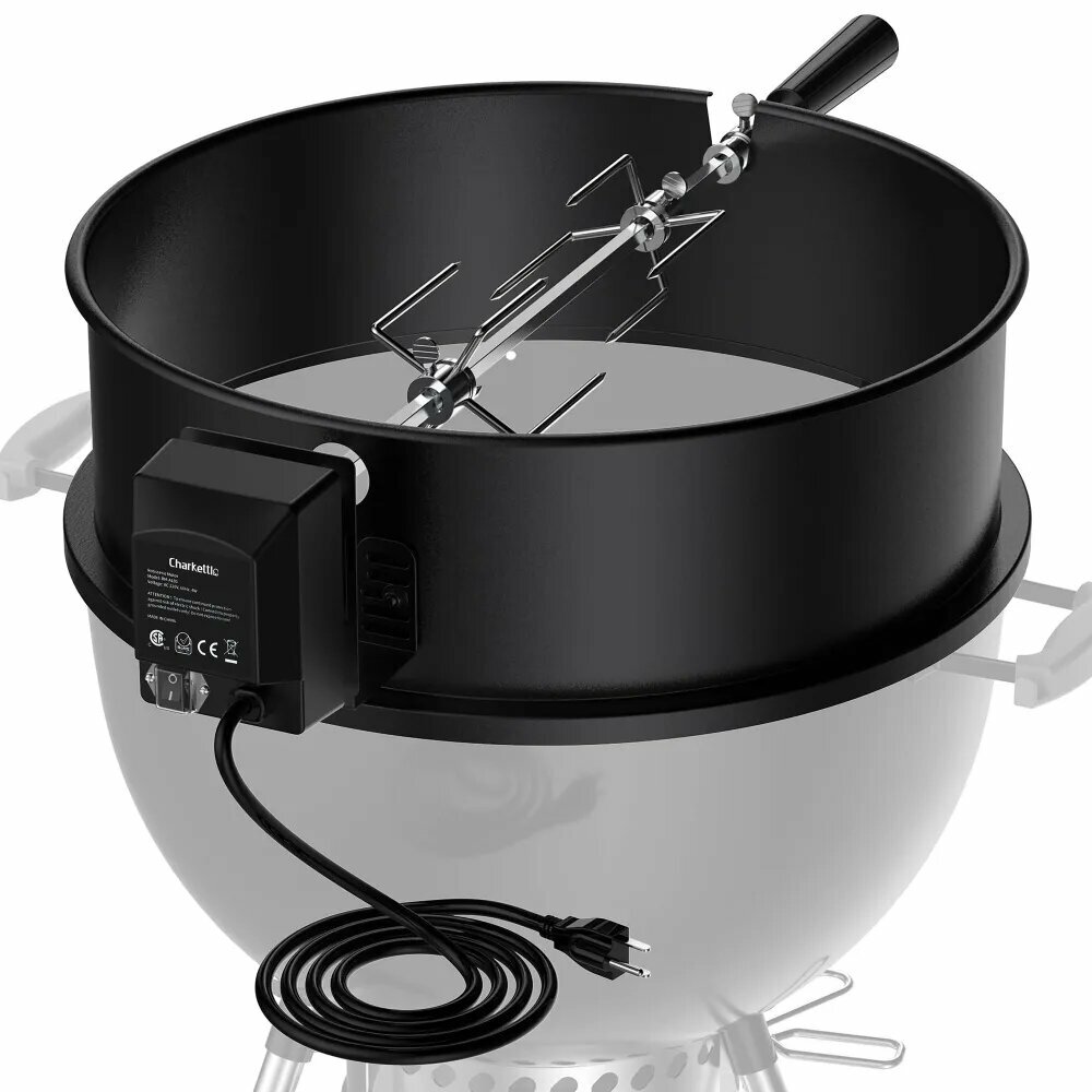 Электрический гриль-барбекю из нержавеющей стали 57 *57 см подходит для установки на решетку для барбекю