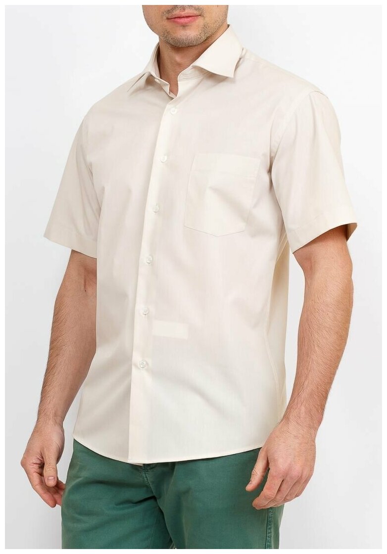 Рубашка мужская короткий рукав GREG 520/309/BG/Z 