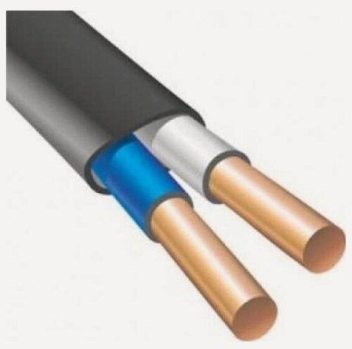 Изображение товара Кабель Альфакабель ВВГ-Пнг(А) 2х2.5 ок (N) 0.66кВ (бухта 50м) (шт) 65529