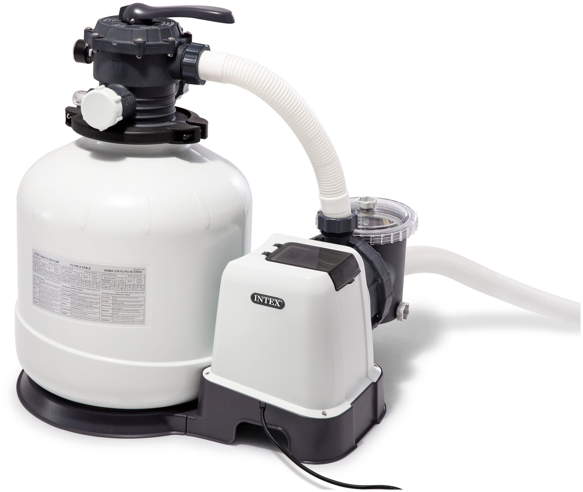 26652 Песочный фильтрующий насос INTEX SAND FILTER PUMP 9200л/ч.