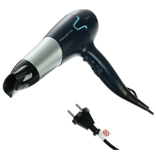 Фен Rowenta CV 5610FO 2200 Вт 6 режимов 2 скорости концентратор серебряно-синий 328800₽