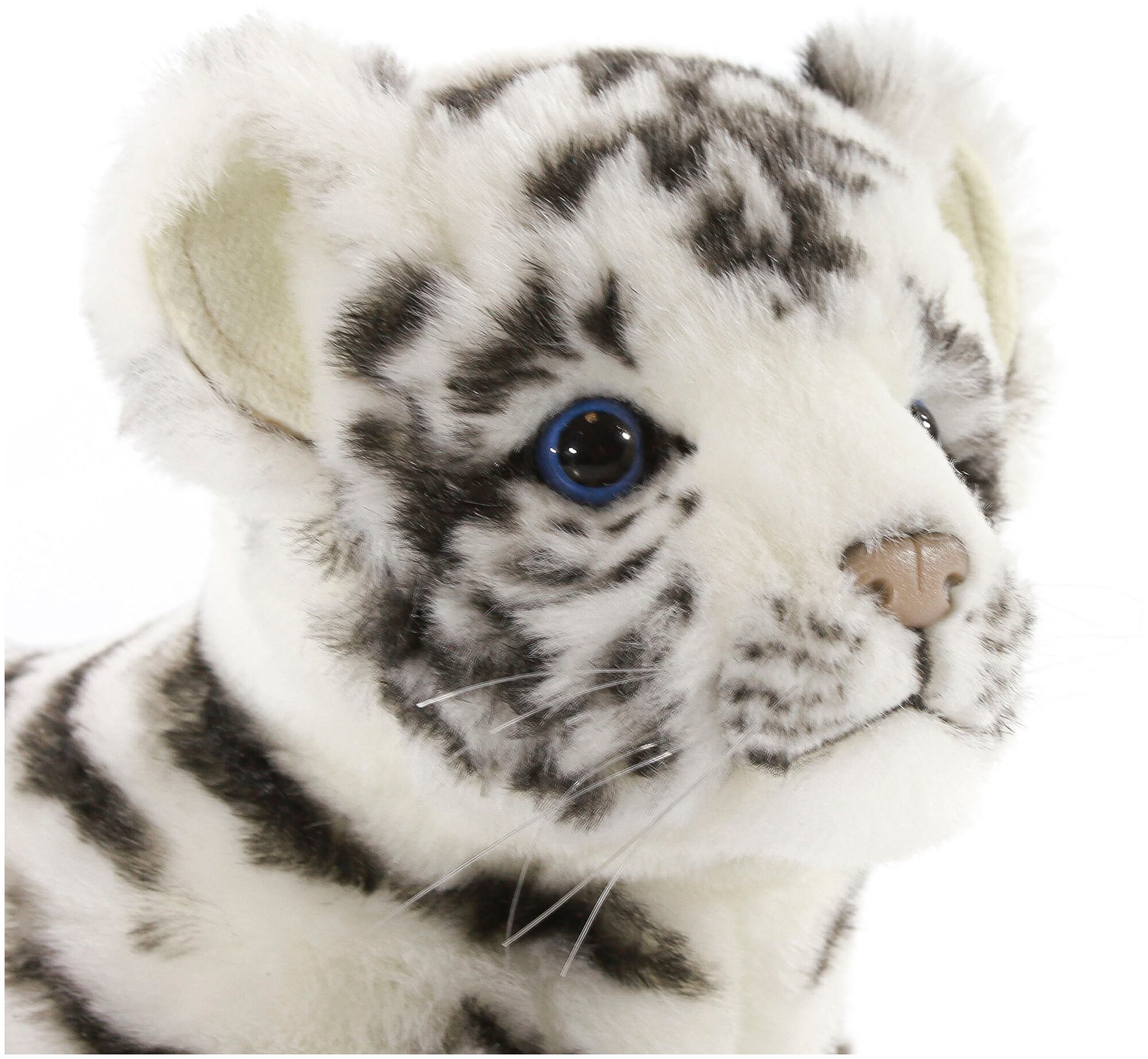Hansa Мягкая игрушка "Детеныш белого тигра" лежащий, 36 см Hansa Creation - фото №18