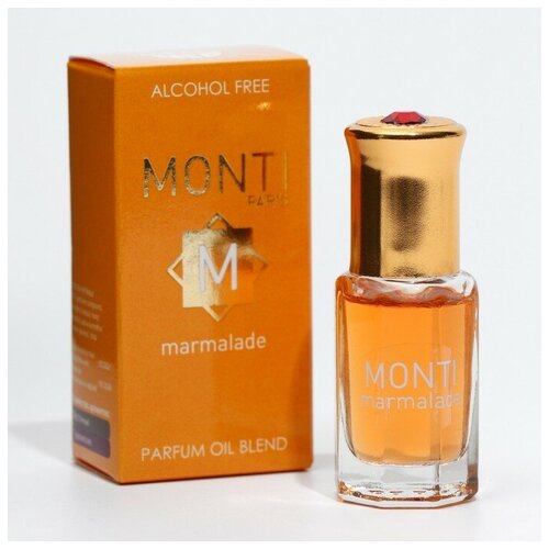 Парфюмерное масло женское Monti Marmalade, 6 мл парфюмерное масло женское monti chocolate 6 мл