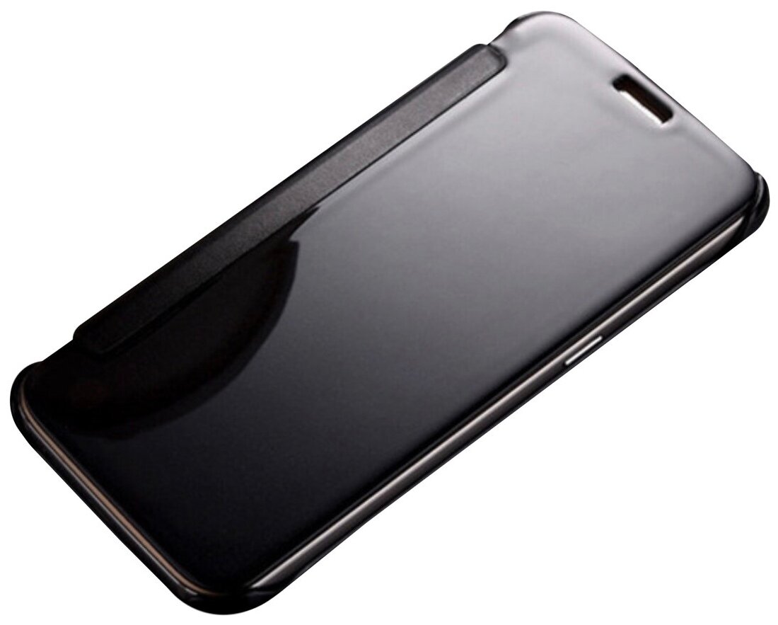 Чехол-книжка MyPads для Samsung Galaxy J5 2016 SM-J510H/ DS/ J510F/ DS с дизайном Clear View Cover с полупрозрачной пластиковой крышкой с зеркаль.