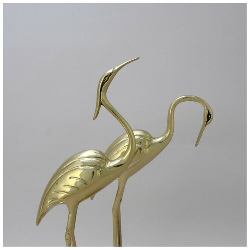 Статуэтка Журавли BRONZA PORTUGAL пара, золото