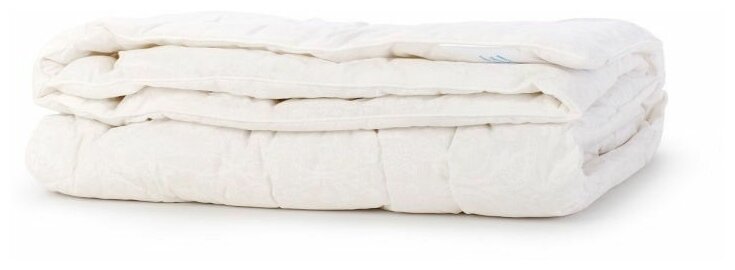 Одеяло "Ярочка" 100% овечья шерсть, размер 220*205 см, облегченное 300 гр/кв.м. (ОдЯрБЯ-Е-300Е) - фотография № 1