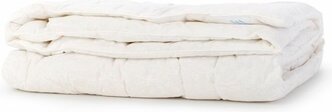 Одеяло "Ярочка" 100% овечья шерсть, размер 220*205 см, облегченное 300 гр/кв.м. (ОдЯрБЯ-Е-300Е)