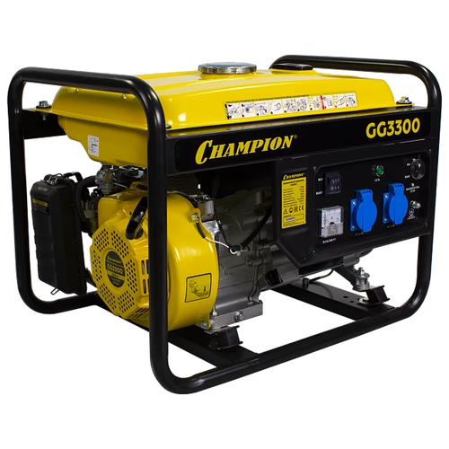 генератор champion gg3301c champion Бензиновый генератор CHAMPION GG3300, (3000 Вт)