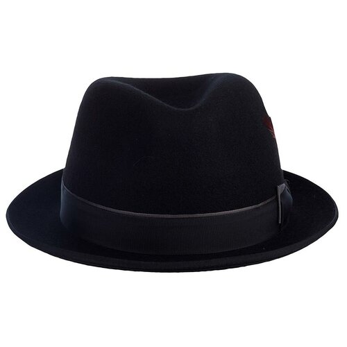 Шляпа STETSON, размер 57, черный шляпа трилби stetson шерсть утепленная размер 57 черный