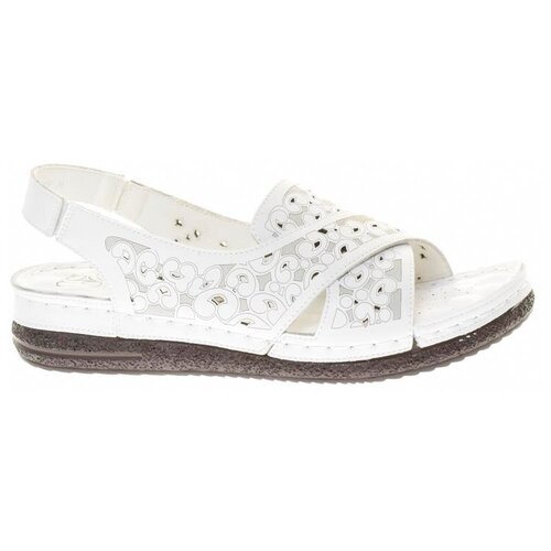 фото Босоножки madella женские летние, размер 41, цвет белый, артикул xlh-22580-1b-sp