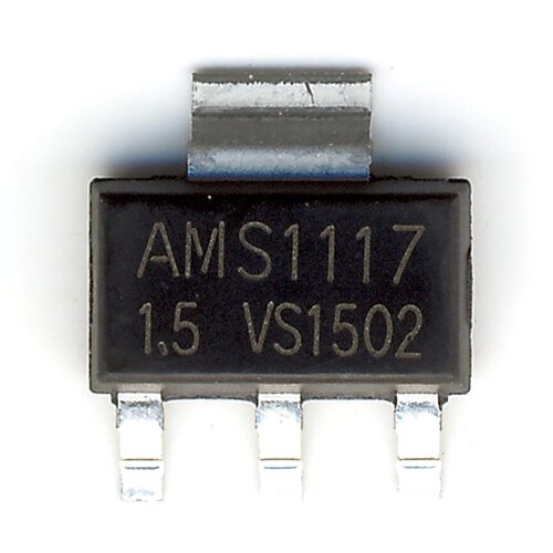 Микросхема AMS1117 1.5 ams1117 dc 6 0v 12v to 5v 4 5v 7v to 3 3v power supply module ams1117 5 0v power module ams1117 3 3v